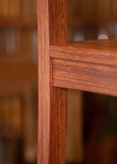 Leg and Middle Shelf Joinery